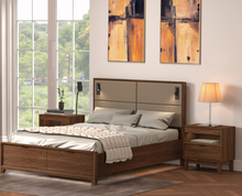 Load image into Gallery viewer, Good Luck series Walnut 5-Piece Queen/King Bedroom Set