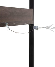 Load image into Gallery viewer, Caffoz 4-Tier Standing Shelf,Dark Brown Oak