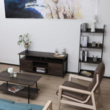 Load image into Gallery viewer, Caffoz 4-Tier Standing Shelf,Dark Brown Oak