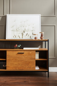 Brooklyn Series Oak Brown 60' TV Stand